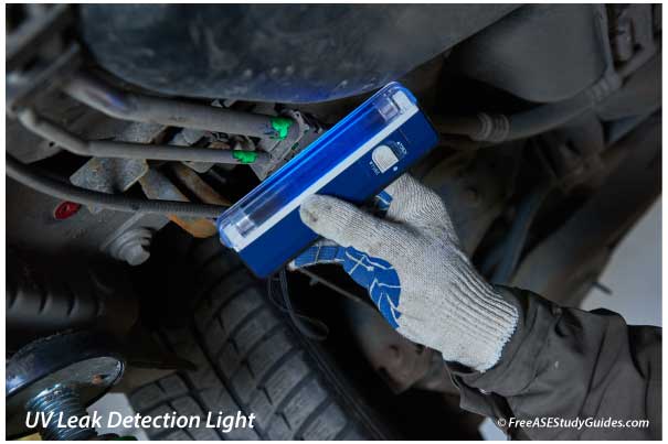 A UV leak detection light.