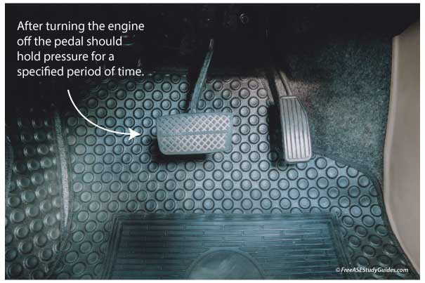 Brake booster seal test.