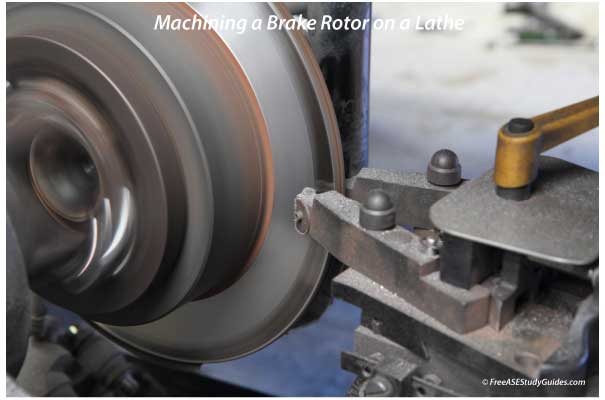 Brake lathe.