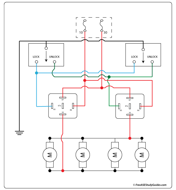 Door lock circuit.