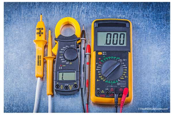 Digital multimeter ammeter