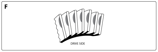 Insufficient pinion; ring and pinion tooth contact pattern